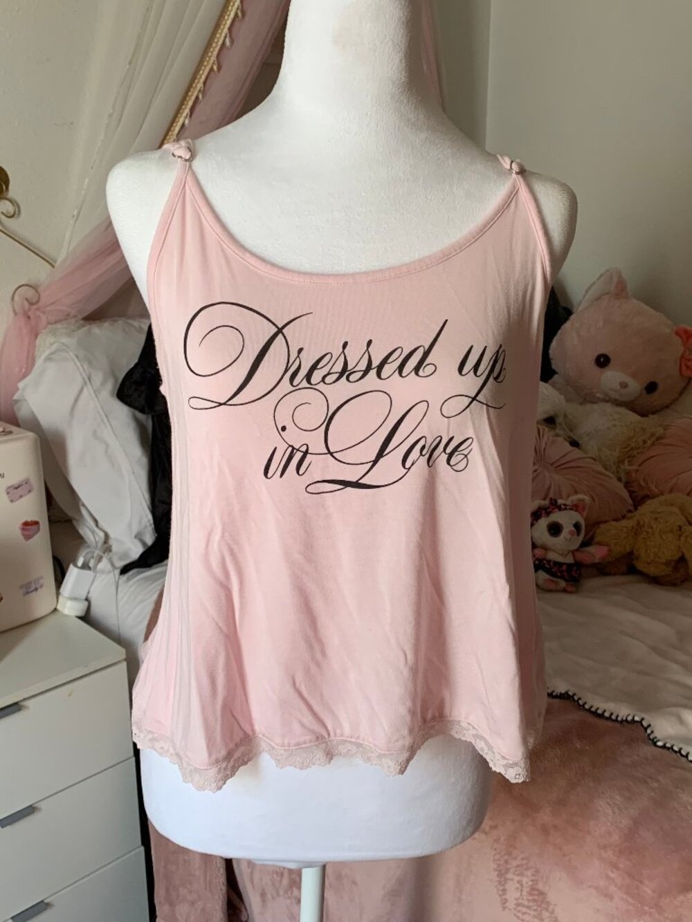 pink wildfox cami